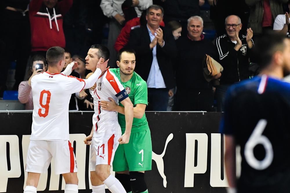 PREOKRET ORLOVA: Srpski futsaleri pobedili Francusku, sledeća je Španija