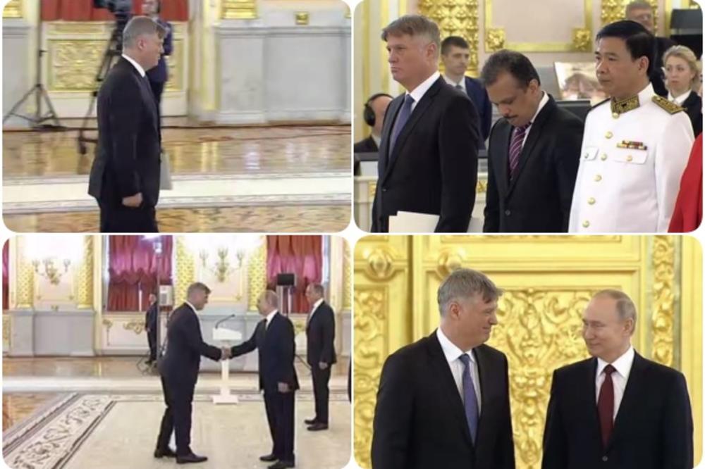 AMBASADOR LAZANSKI KOD PUTINA: Predao akreditive, pogledajte kako se doterao pa se prošetao Kremljom (VIDEO)