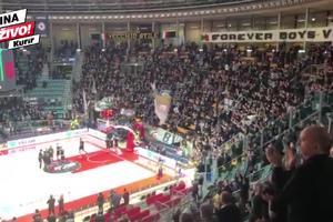KURIR U BOLONJI: Paklen doček za crno-bele u Paladoci! Zvižduci za košarkaše Partizana i aplauzi za domaće!