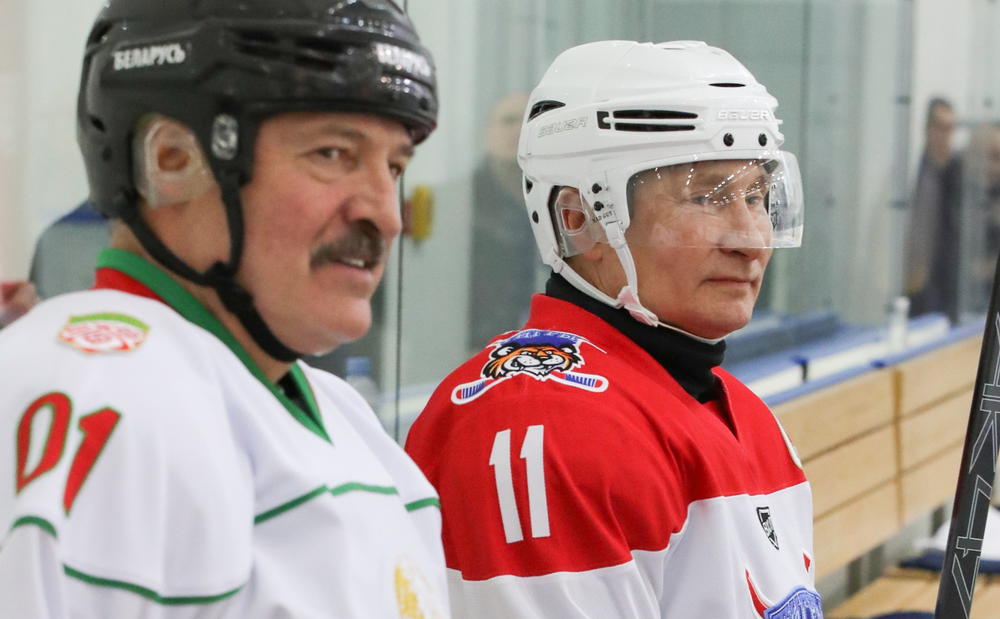 hokej, Vladimir Putin, Aleksandar Lukašenko