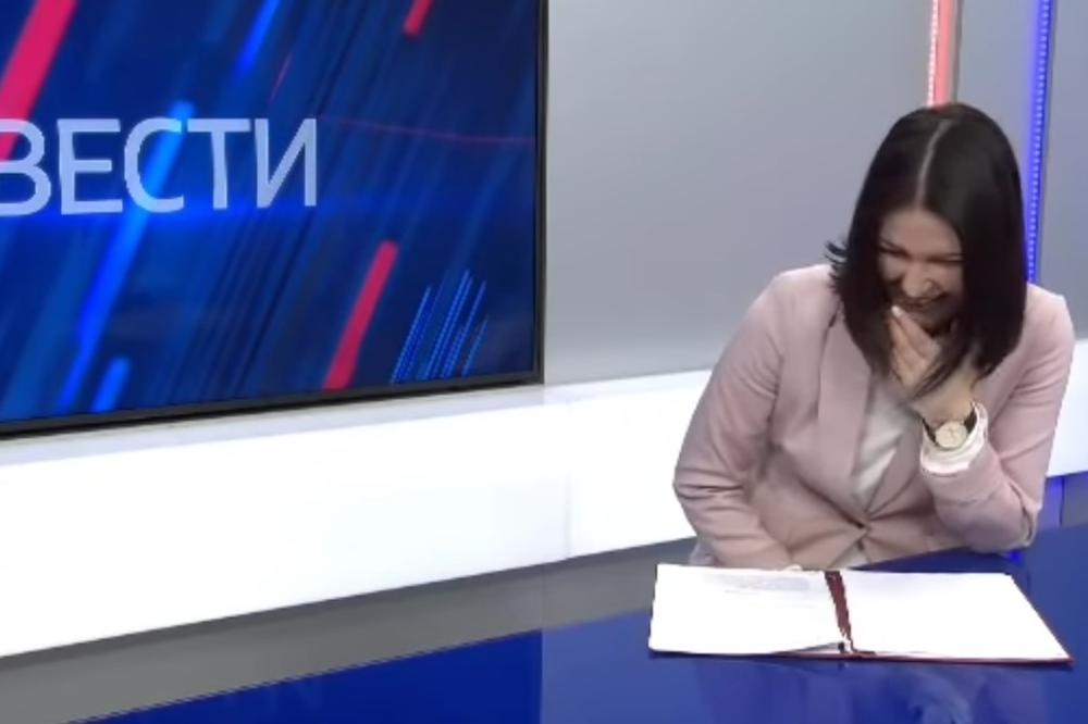 PUKLA OD SMEHA NA TV, SADA JOJ PRETI OTKAZ: Ruska voditeljka nije izdržala čitajući vest o visini socijalnih davanja!