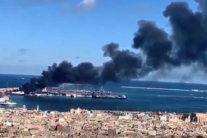 HAFTAR NAPAO TURSKI BROD: Uništena municija i oružje koji su jutros dopremljeni u Libiju, ERDOGAN ĆE POBESNETI (VIDEO)