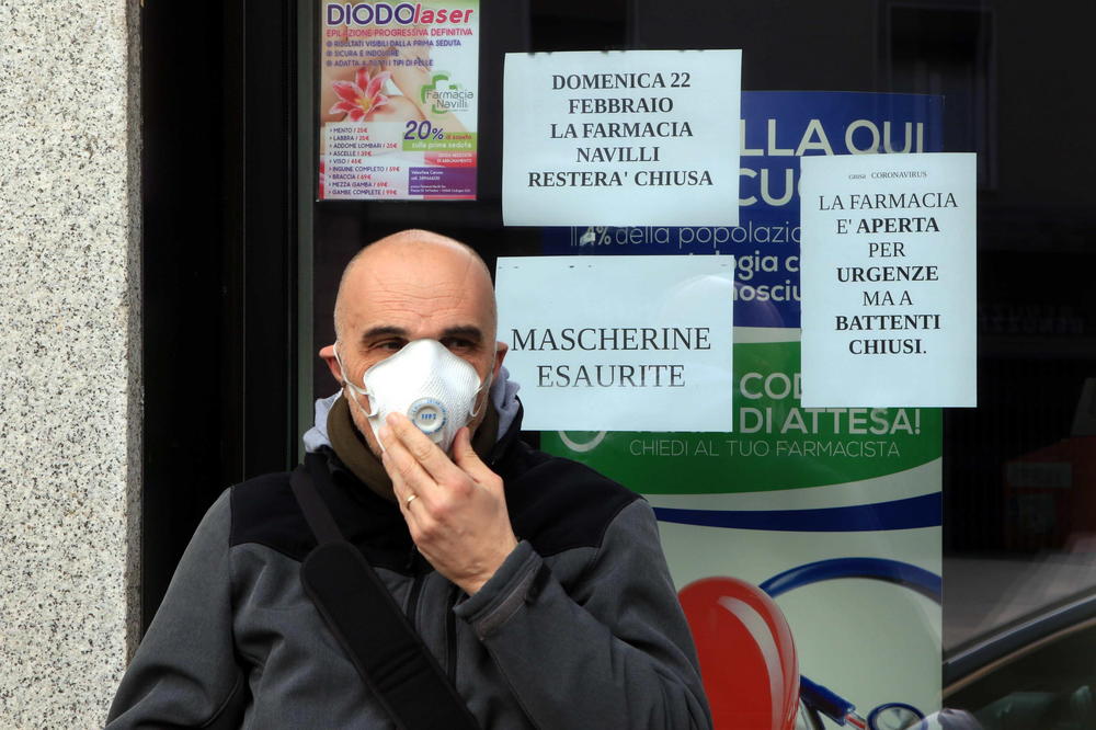 ITALIJANI SE BORE SA KORONAVIRUSOM: 11 ljudi preminulo, broj zaraženih porastao na 322