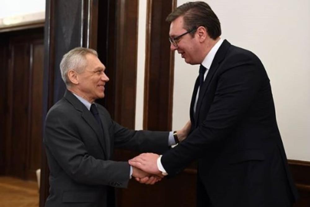 VUČIĆ SA RUSKIM AMBASADOROM: Susret predsednika sa Bocan-Harčenkom (FOTO)