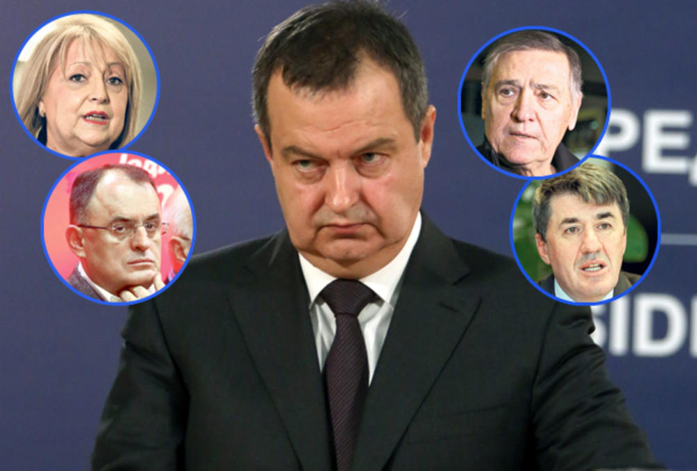 Ivica Dačić, Milutin Mrkonjić, Slavica Đukić Dejanović, Žarko Obradović, Vladan Zagrađanin