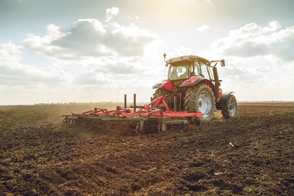 traktor, zemlja, obrađivanje zemljišta
