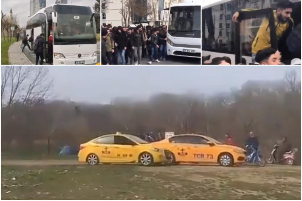 EVO KAKO MIGRANTI IDU IZ TURSKE KA EU: Prvo organizovano krenuli busevima, čak i taksijima, pa onda peške ka granici