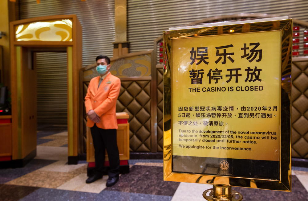Makao, Kina, koronavirus