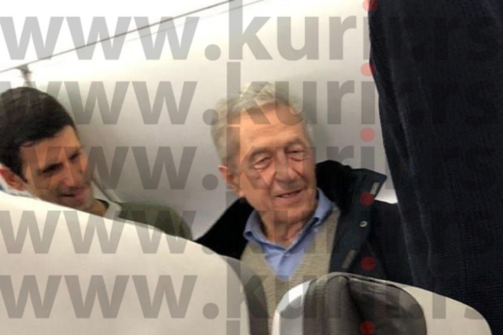 EKSKLUZIVNO! Nole i Miroslav Ilić zajedno u avionu: Đoković krenuo na američku turneju, možda i zapeva usput! (FOTO)