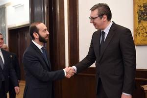 SUSRET U PREDSEDNIŠTVU: Vučić se sastao s predsednikom Skupštine Jermenije