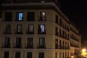 ŠPANCI APLAUDIRALI LEKARIMA: Izašli na prozore i terase, pa pokazali zahvalnost onima koji se bore protiv KORONE (VIDEO)