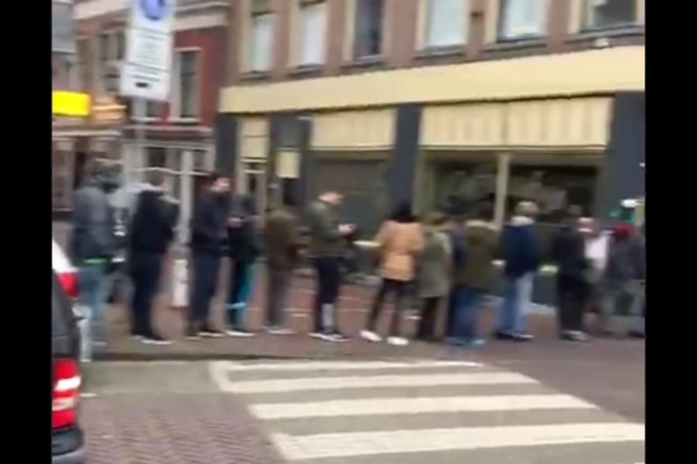 HAOS U HOLANDIJI ZBOG KORONE: Korisnici jedne vrste robe blokirali kafiće samo minut posle saopštenja Vlade (VIDEO)