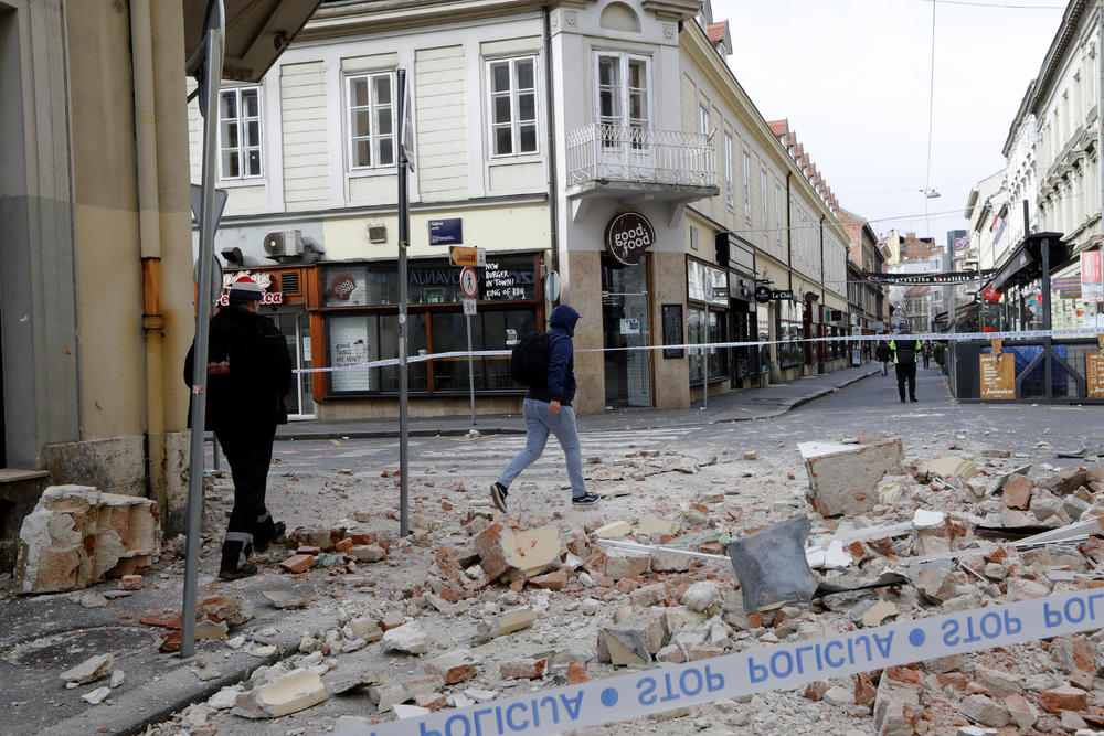 Zagreb, zemljotres, 22.3.2020