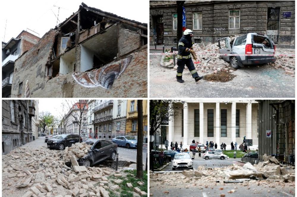 SLIKE HORORA IZ ZAGREBA: Objavljena prva procena štete, najjači potres u poslednjih 140 godina! Centar se još trese FOTO