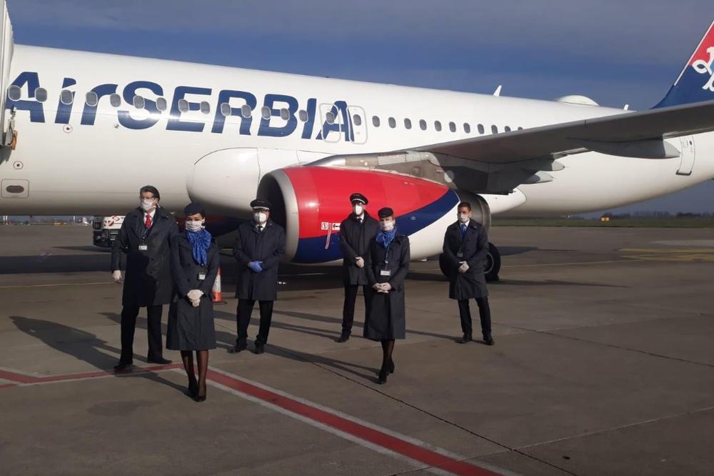 UVEK U PRVIM REDOVIMA ZA SVOJU ZEMLJU: Avion Er Srbije odleteo u Dohu po naše državljane! (FOTO)