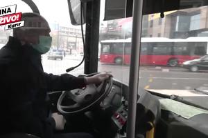 NE BOJIM SE ZA SEBE, BRINEM ZA PORODICU: Kurir TV sa vozačem autobusa na koridorskoj liniji