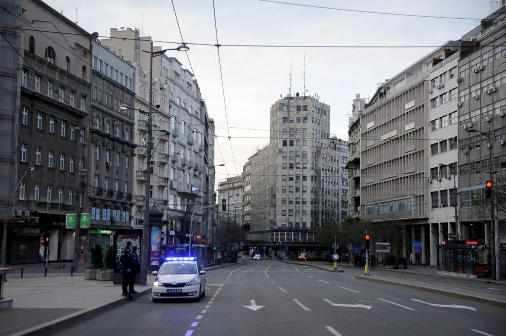 Beograd za vreme policijskog časa