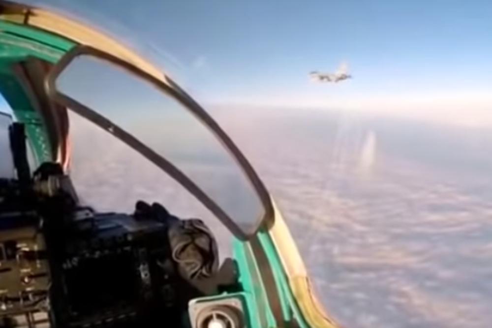DALJE NEĆEŠ MOĆI: Pilot MIG-31 mahnuo kolegi iz F-16, Amer odmah shvatio poruku i udaljio se! (VIDEO)