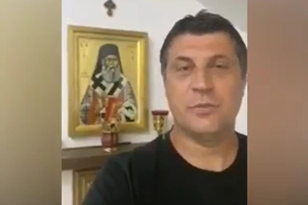 VLADIKO, OPORAVITE SE, VIDIMO SE NA MARAKANI: Velika podrška Zvezdaša episkopu Stefanu Šariću (VIDEO)