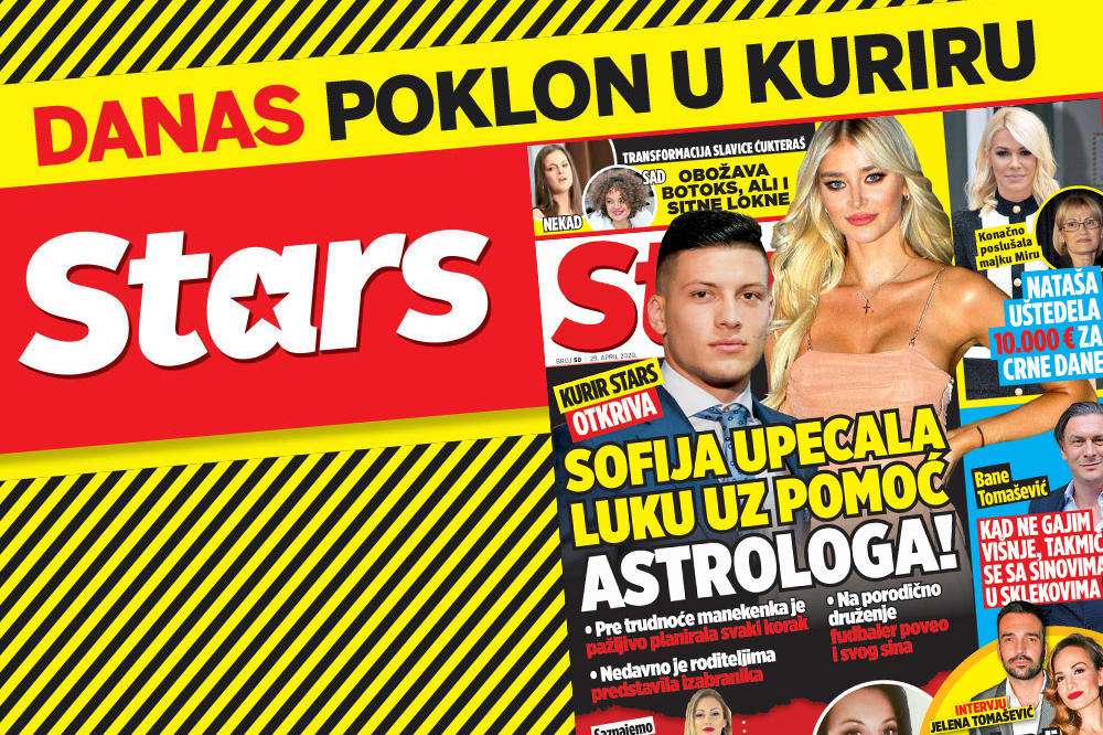 DANAS POKLON U KURIRU! NOVI STARS! OTKRIVAMO: Sofija Milošević upecala Luku uz pomoć astrologa!
