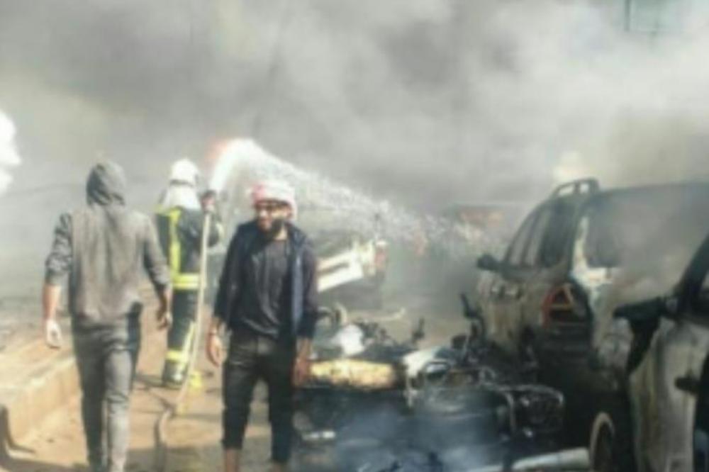 HOROR NA SEVERU SIRIJE: Teroristi podmetnuli bombu pod cisternu sa naftom, stradalo 30 (VIDEO)