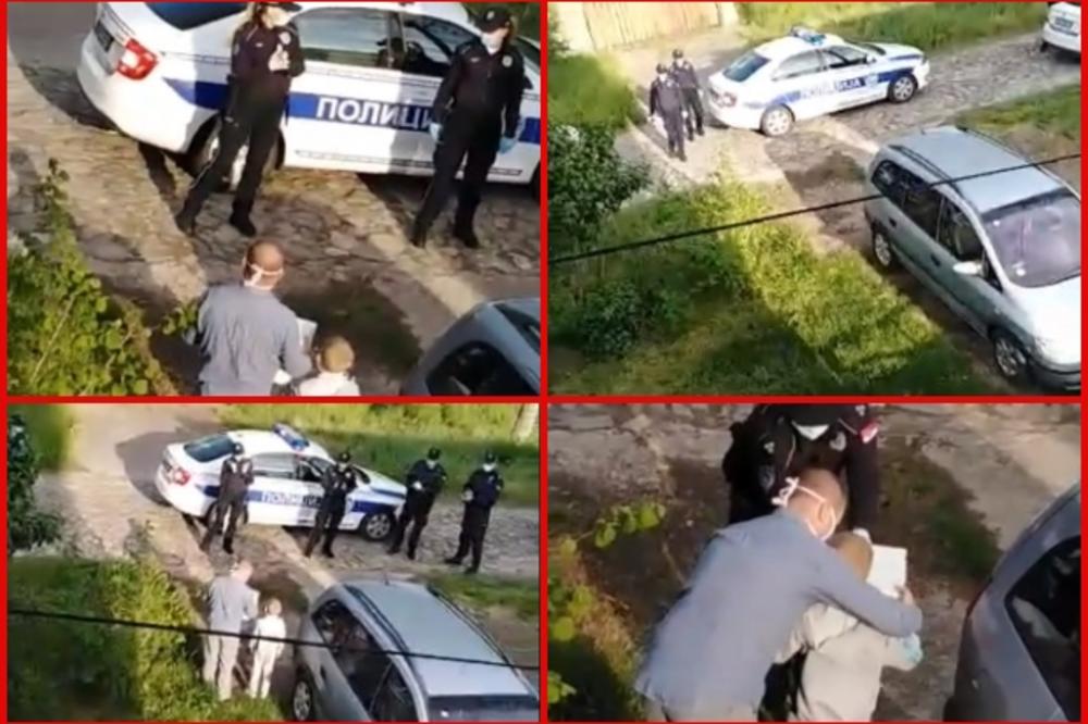 OVO ĆE PAMTITI CELOG ŽIVOTA: Dečak iz Pančeva slavio rođendan, a onda im je u dvorište došla policija ŠOK (VIDEO)