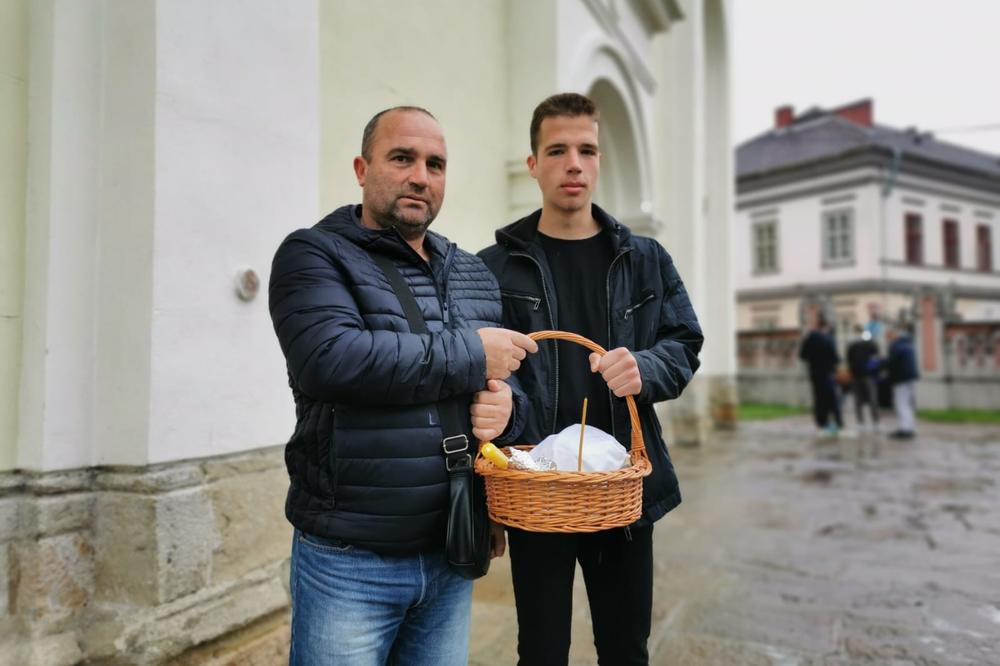 NEOBIČAN ĐURĐEVDAN U ČAČKU: Boban sa sinom odneo kolač u crkvu, a tamo ih je OVO dočekalo zbog korone