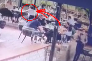 HRABROST ILI LUDOST Pogledajte NEVEROVATNU reakciju OVOG čoveka dok naoružani muškarac upada u kafić na Vračaru (VIDEO)
