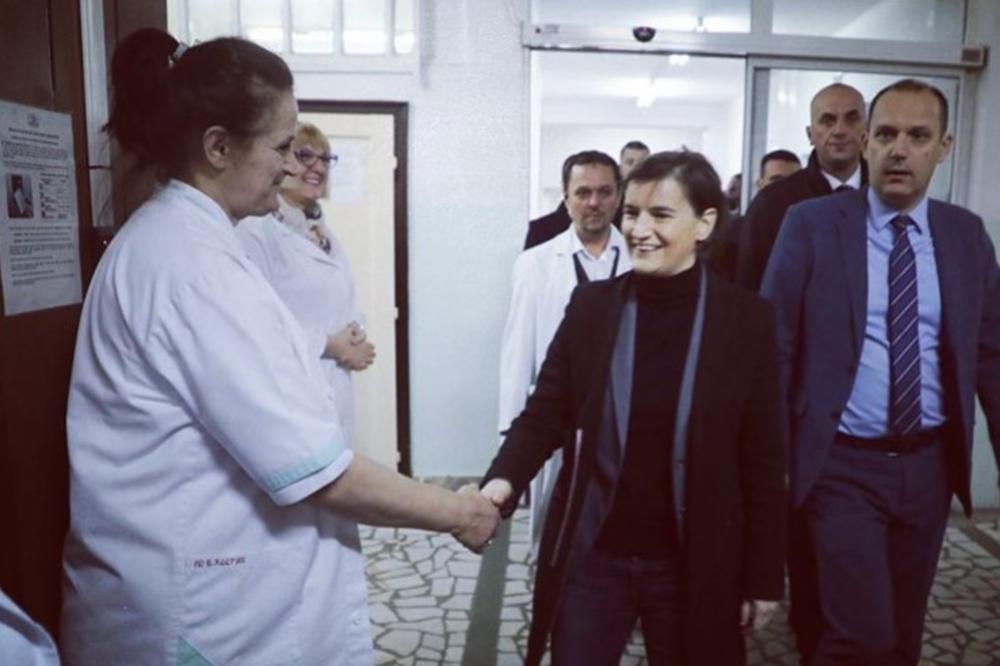 PREMIJERKA BRNABIĆ OGLASILA SE NA INSTAGRAMU: Srbija se ponosi svojim medicinskim sestrama i tehničarima