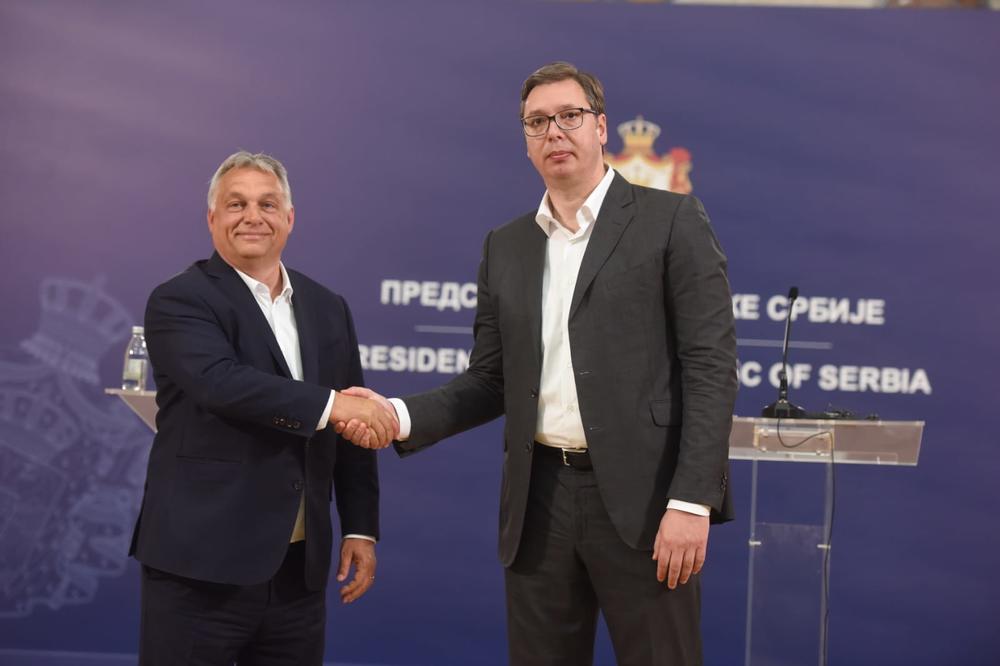 ORBAN SUTRA U BEOGRADU Vučić: Hvala mu na podršci, reč je o dobrom prijatelju Srbije