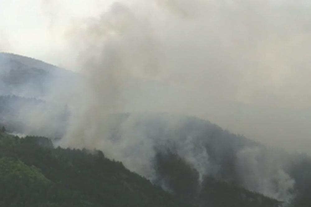 DRAMA NA KOPAONIKU: Vatra zahvatila šumu i nisko rastinje u blizini vikend naselja na području bruske opštine