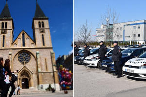 ZBOG MISE ZA KRVNIKE SARAJEVO POD OPSADOM: Policija izdala uputstvo za kretanje oko katedrale! (VIDEO)