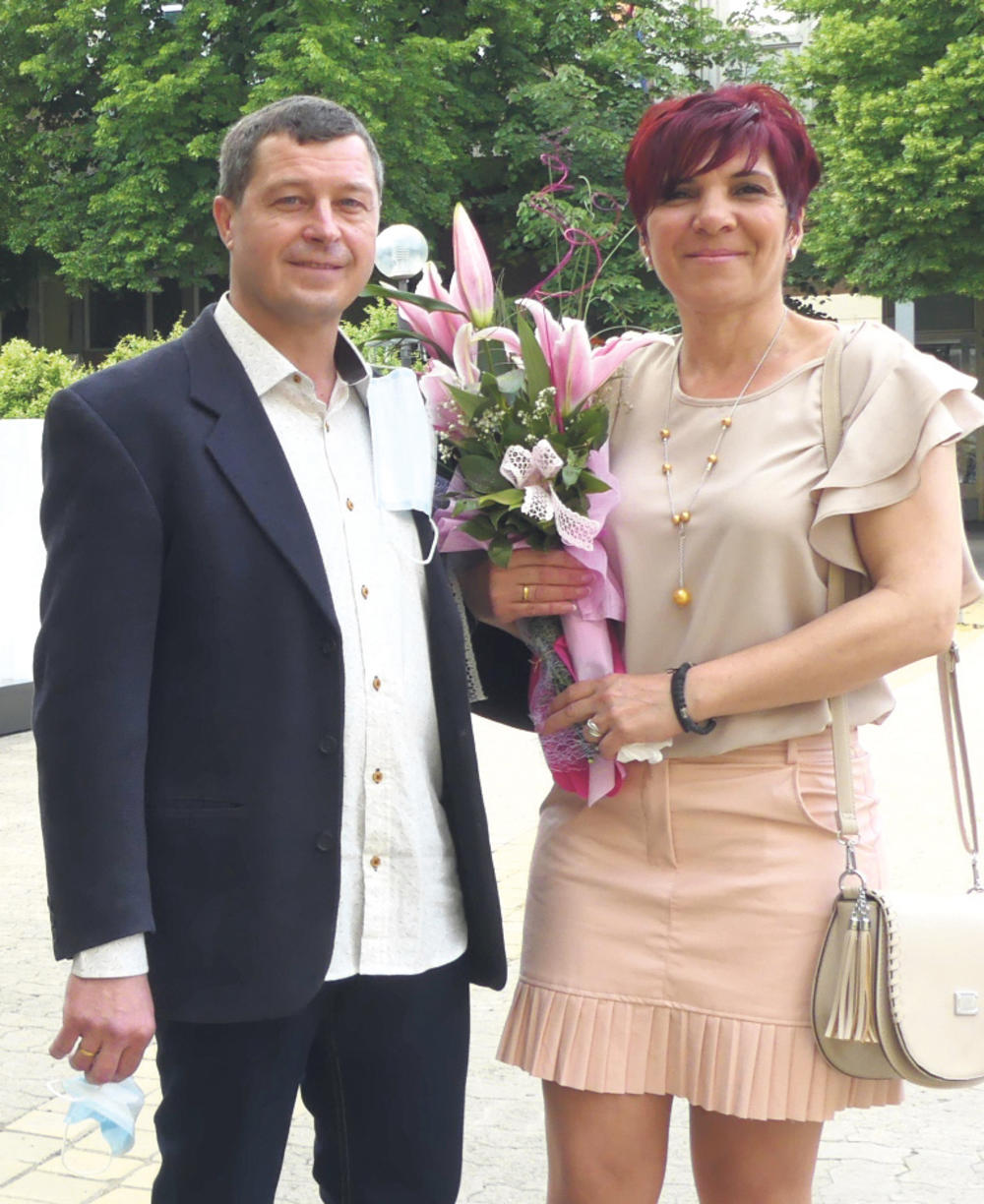 Upravo venčani... Mirjana i Dragoslav
