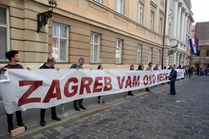 BURNO PRED HRVATSKIM SABOROM: Plenković izviždan, besni građani poručuju Zagreb vam ovo neće zaboraviti (FOTO, VIDEO)