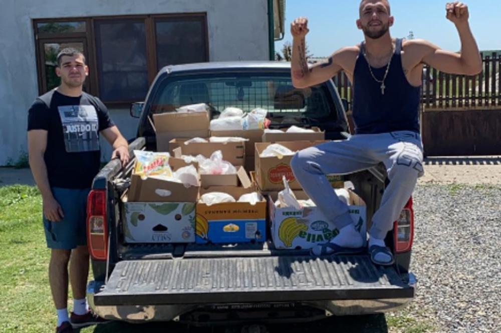 NOVI HUMANI GEST VELJKA RAŽNATOVIĆA: Srpski bokser donirao 20 paketa ratnim veteranima (FOTO)