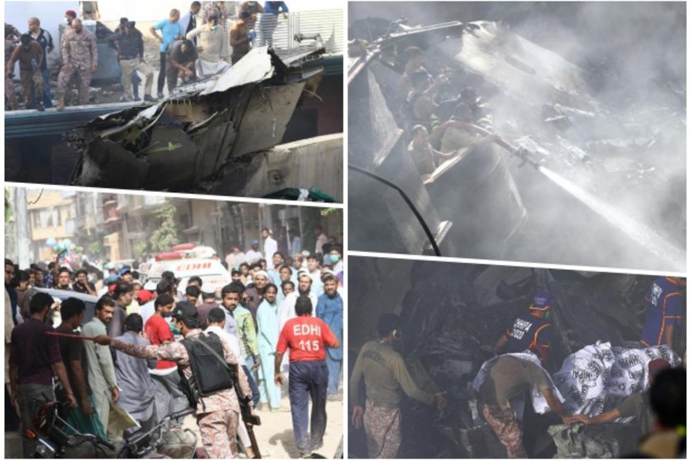 ŠOK IZ PAKISTANA: U stravičnom padu putničkog aviona na stambenu četvrt Karačija IMA PREŽIVELIH! (VIDEO)