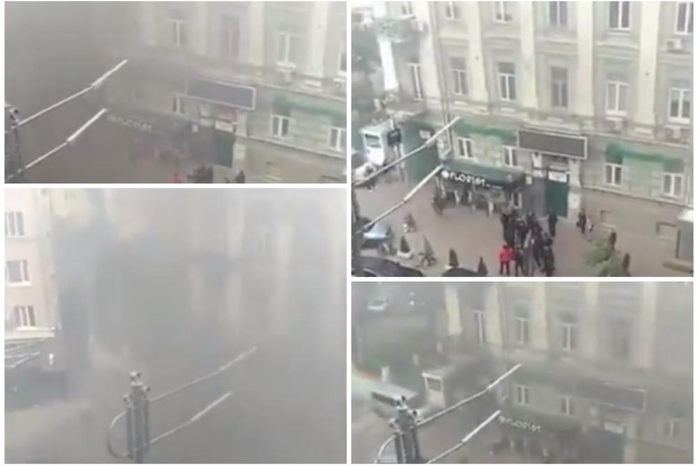 OBRAČUN DESNIČARA U KIJEVU: Ispred sedišta opozicione partije eksplodirala bomba (VIDEO)