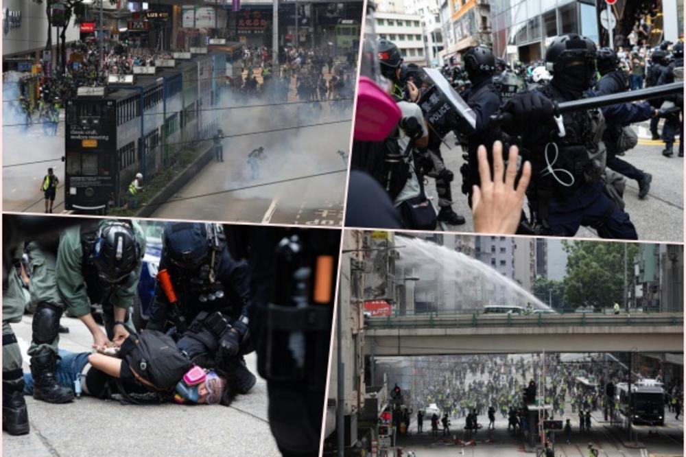 PONOVO GORI HONGKONG: Nove demonstracije protiv mešanja Pekinga i novih kineskih propisa! Policija odgovorila brutalno!