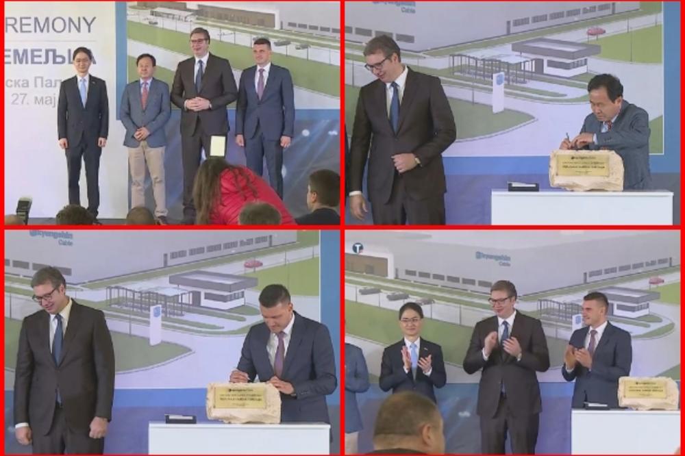 NOVA FABRIKA U SMEDEREVSKOJ PALANCI Vučić: Posao za 700 ljudi! Gde su korejske investicije, vidite napredak tih zemalja