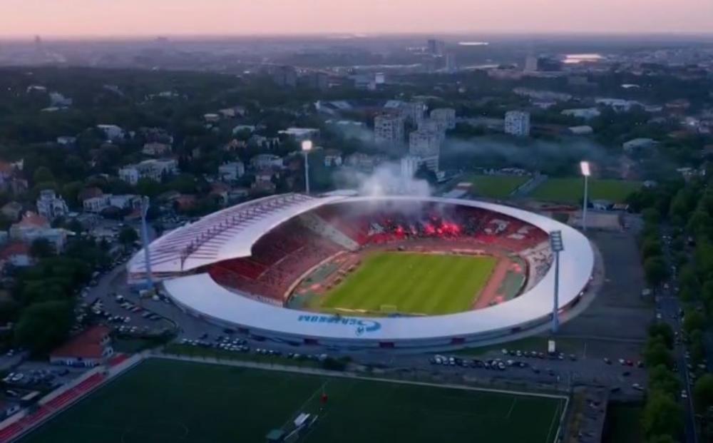 Delije, Marakana, Crvena zvezda, vatromet, stadion, Rajko Mitić