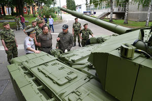 VOJSKA SRBIJE JE TENKOVSKA SILA: Predstavljen modernizovani M-84 (FOTO)