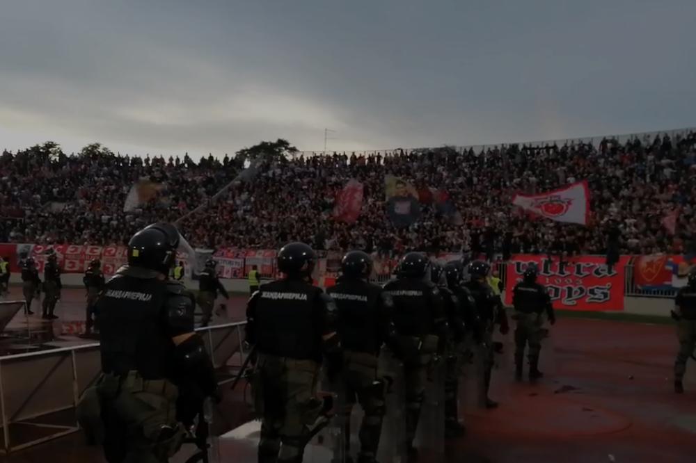 SEVER RASPOLOŽEN ZA DERBI:  Navijači Crvene zvezde ispunili svoju tribinu na stadionu Partizana! KURIR TV