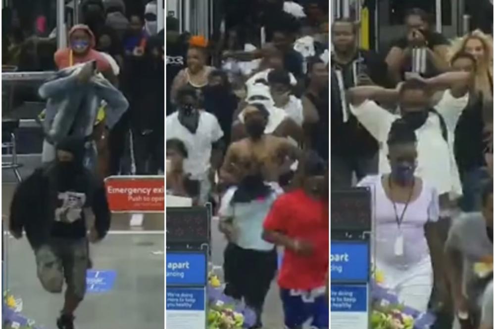 ŠOK SNIMAK SA FLORIDE: Dok jedni protestuju, horda Afroamerikanaca upada u supermarket! Šteta 100.000 dolara (VIDEO)