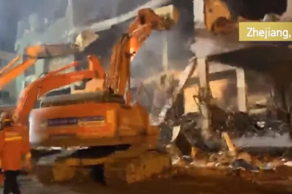 PAKAO POSLE EKPLOZIJE CISTERNE U KINI: Poginulo najmanje 10, udar srušio i obližnje zgrade (VIDEO)