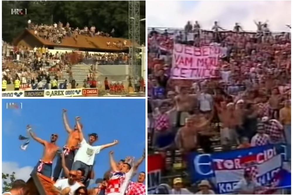 JE**ĆEMO VAM MAJKU ČETNIČKU! Hrvatski huligani su gađali i brutalno vređali srpske igrače, ali ZLATO JE BILO NAŠE! (VIDEO)