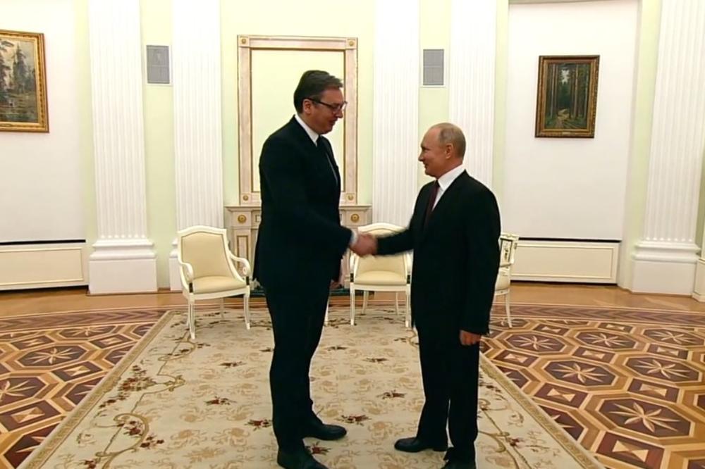 VAMA ŽELIM DOBRO ZDRAVLJE, A GRAĐANIMA BLAGOSTANJE I PROSPERITET: Putin čestitao Vučiću Dan državnosti Srbije