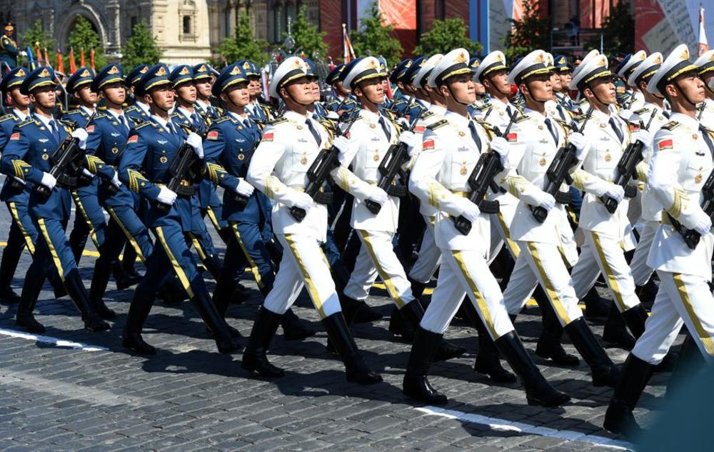 Moskva, vojna parada, parada, Parada pobede, Rusija, kineska vojska