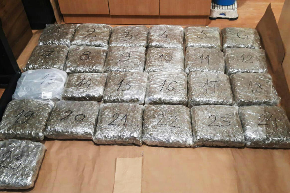 AKCIJA U NOVOM PAZARU: Policija zaplenila 81 kilogram marihuane