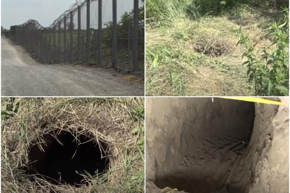 OTKRIVEN PODZEMNI TUNEL NA GRANICI SA SRBIJOM: Migranti idu i do 2 metra pod zemlju kako bi prešli u Mađarsku (VIDEO)