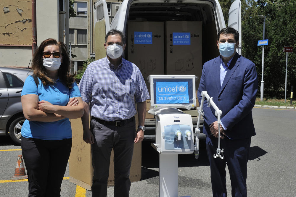 UNICEF NAM POMAŽE: U Srbiju stiglo 16 respiratora, uskoro dobijamo još